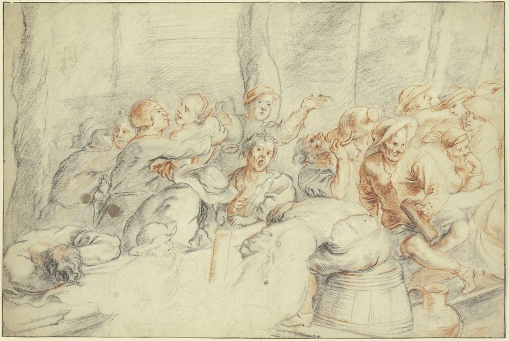 Bauernfest unter Bäumen, Jacob Jordaens;   ?