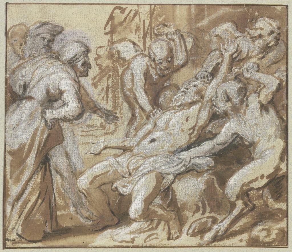 Hiob plagued by demons, Jacob Jordaens;   ?