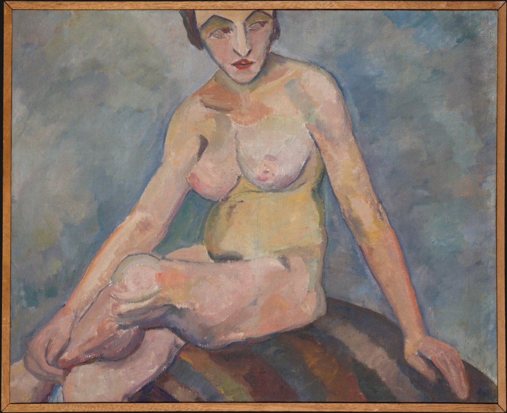 Seated Female Nude, Anna Krüger