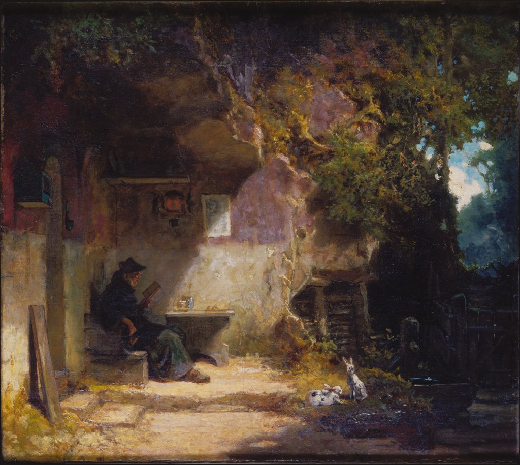 Der Einsiedler vor seiner Klause, Carl Spitzweg