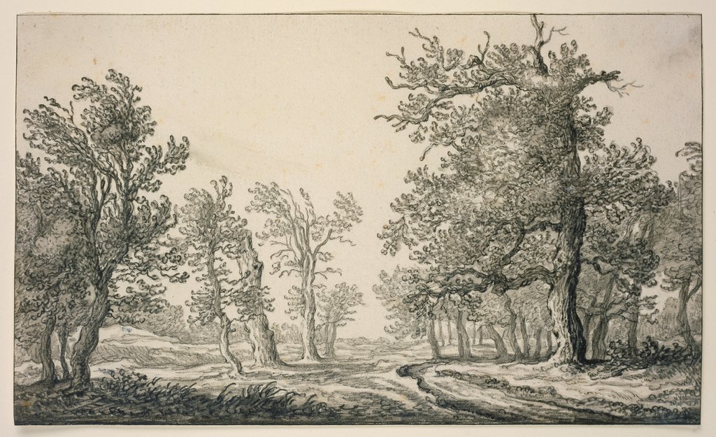 Path through an oak forest, Aelbert Cuyp