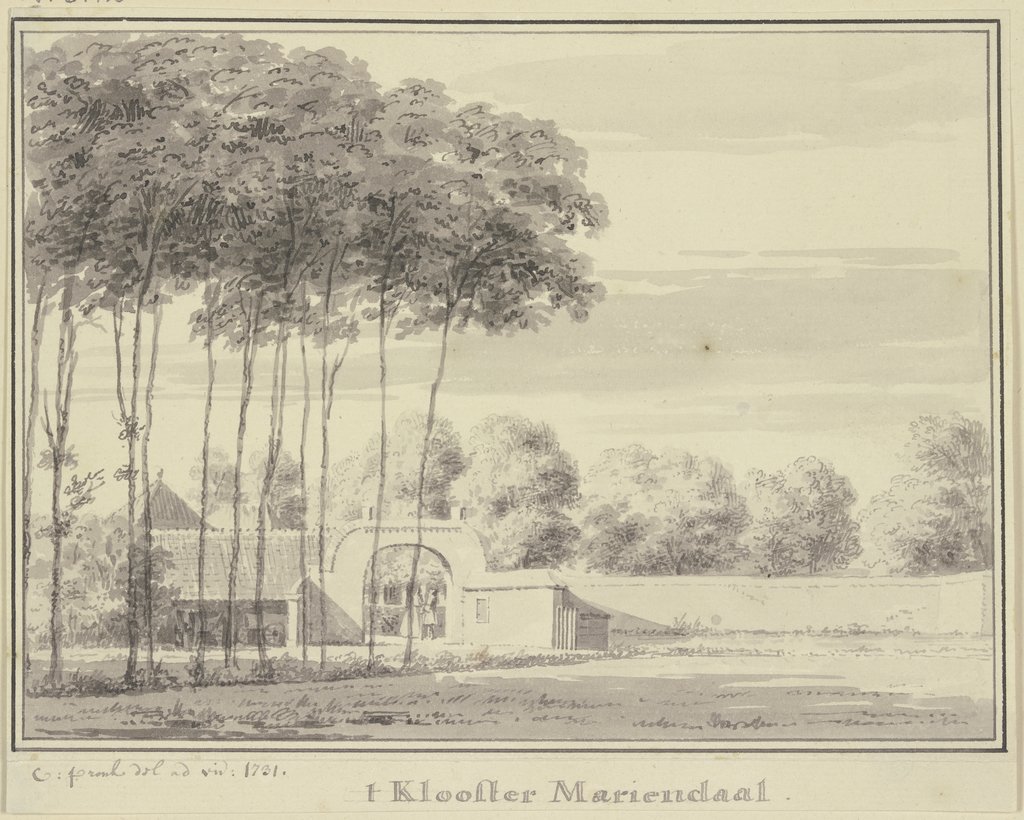 Das Kloster Mariëndaal bei Utrecht, Cornelis Pronk