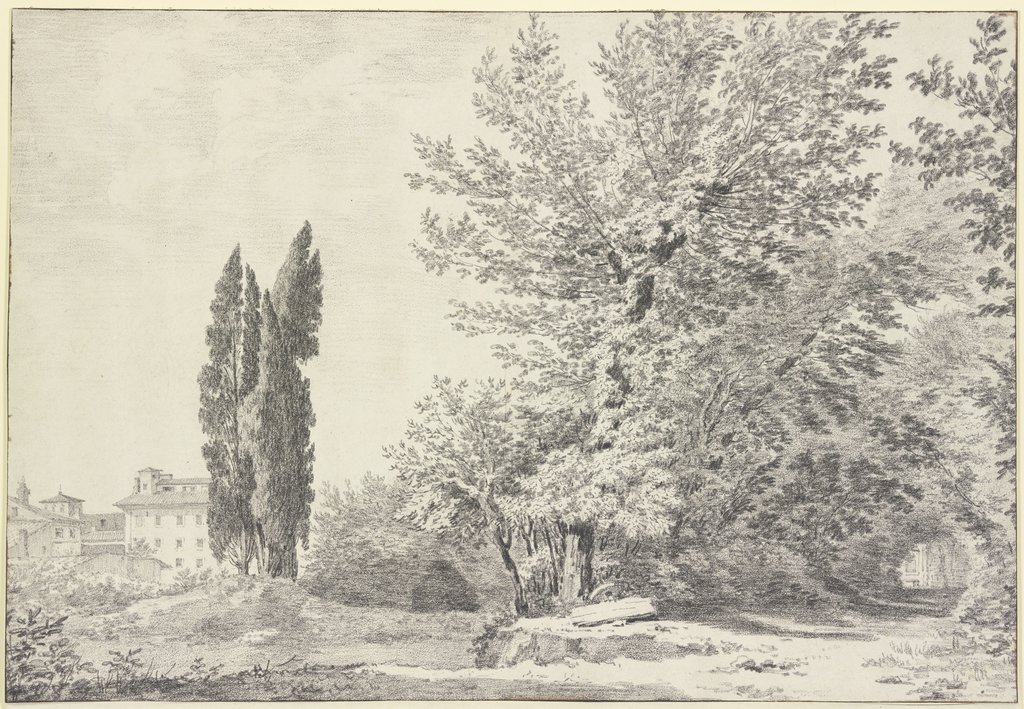 Italian villa, Jean-Baptiste Regnault