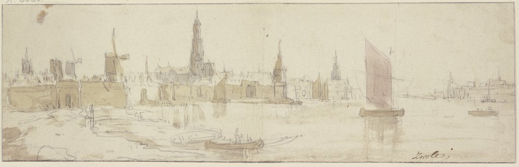 View of Zwolle, Netherlandish, 17th century