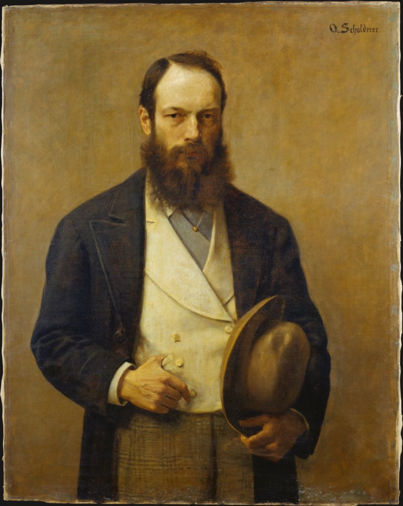 Self-Portrait, Otto Scholderer