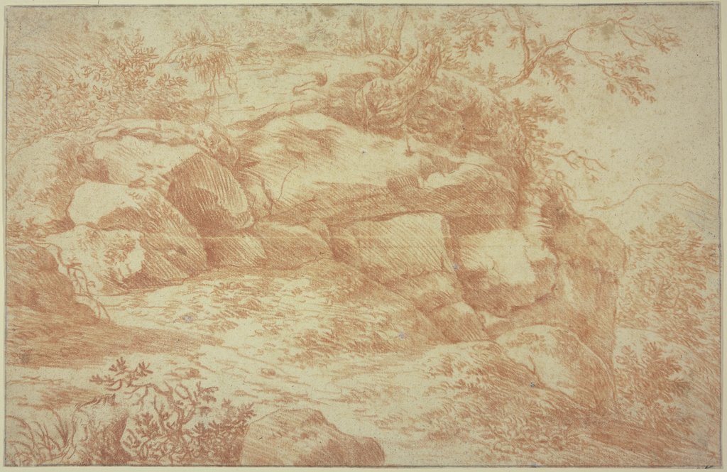 Rock section, Netherlandish, 17th century