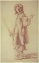 Jäger mit Flinte und Tasche, Gerard ter Borch the Younger;   ?