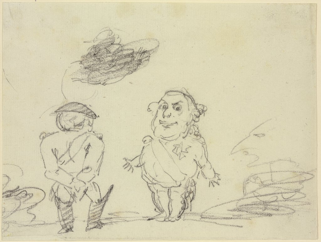 Napoleon and Louis XVIII, French, 19th century