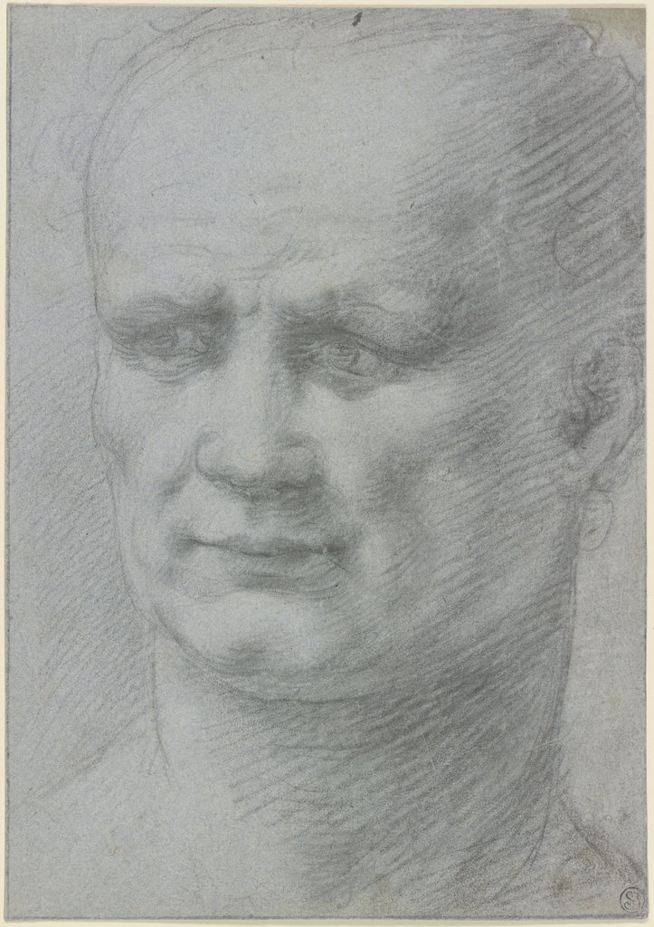 Kopf eines Mannes, nach antiker Porträtbüste des Vespasian (?), Unknown, 16th century