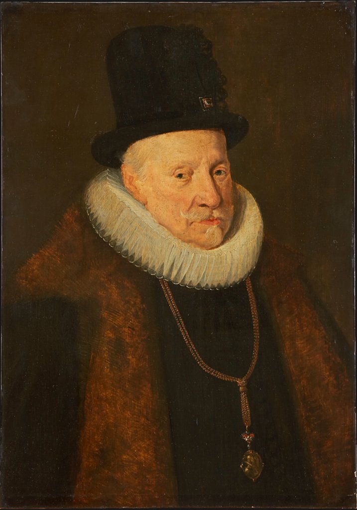 Portrait of an Eldery Man (Archduke Albert VII. (1559-1621) ?), Flemish Master around 1654