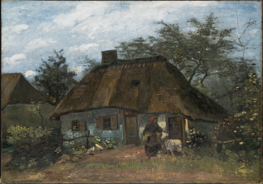 Farmhouse in Nuenen, Vincent van Gogh