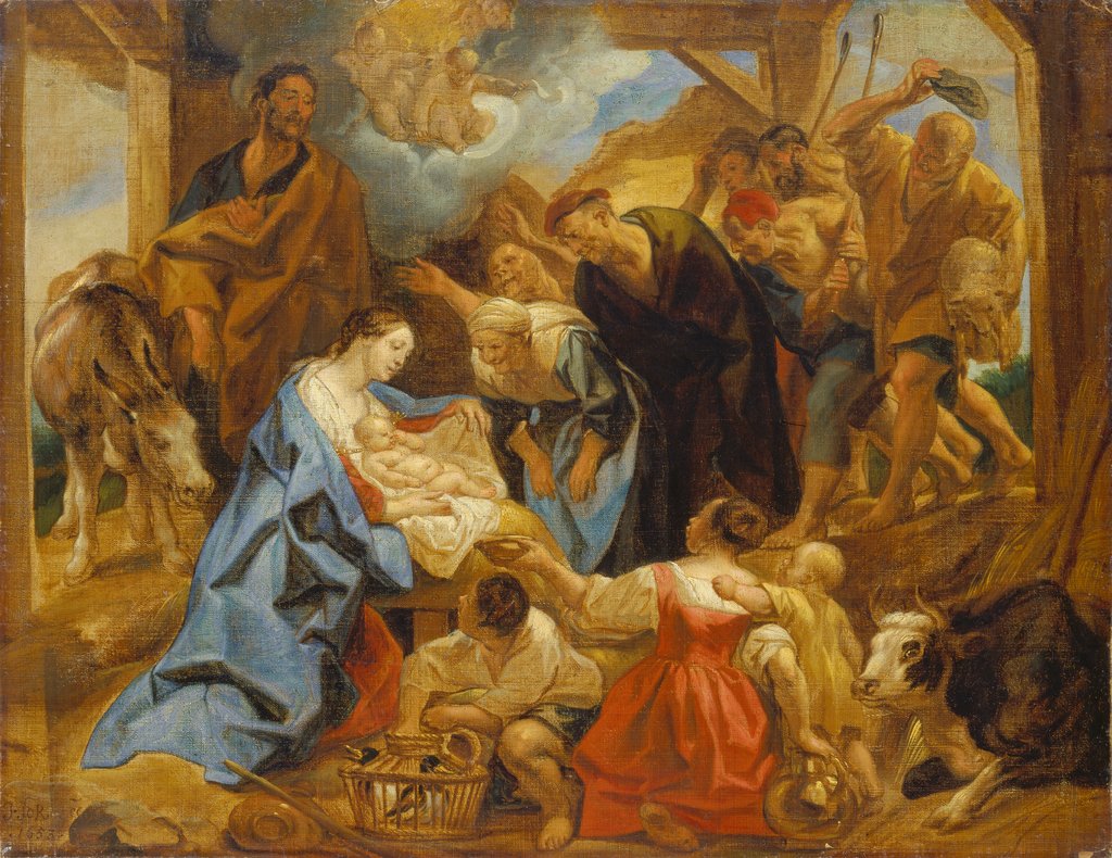 Hirtenanbetung, Jacob Jordaens