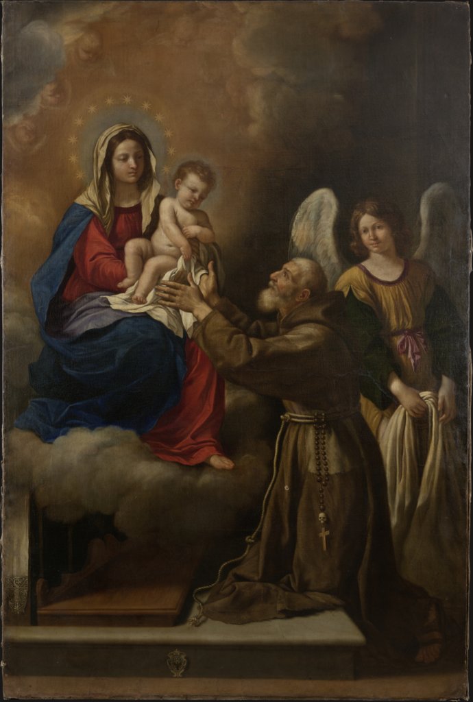 The Vision of Saint Anthony of Padua, Italian Master 17th century