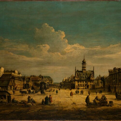 Die Dresdener Neustadt mit Blick nach Norden, Kopie nach Bernardo Bellotto