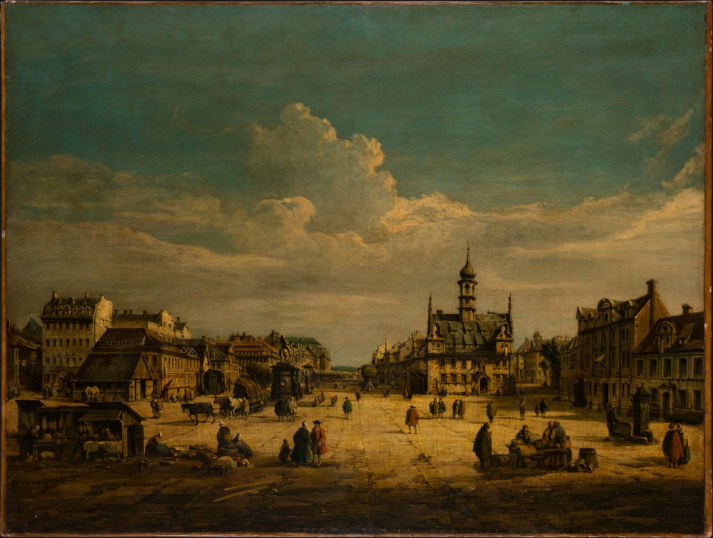 Dresden Neustadt with a View Towards the North, copy after Bernardo Bellotto