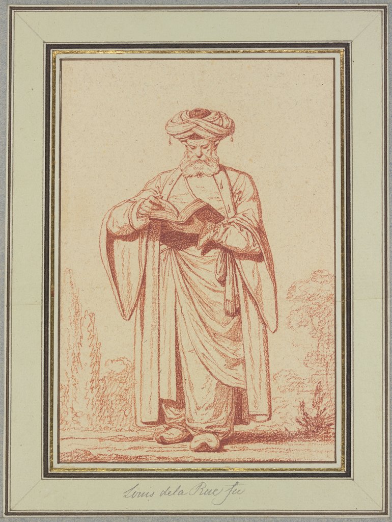 Reading Turk, Louis Félix de La Rue