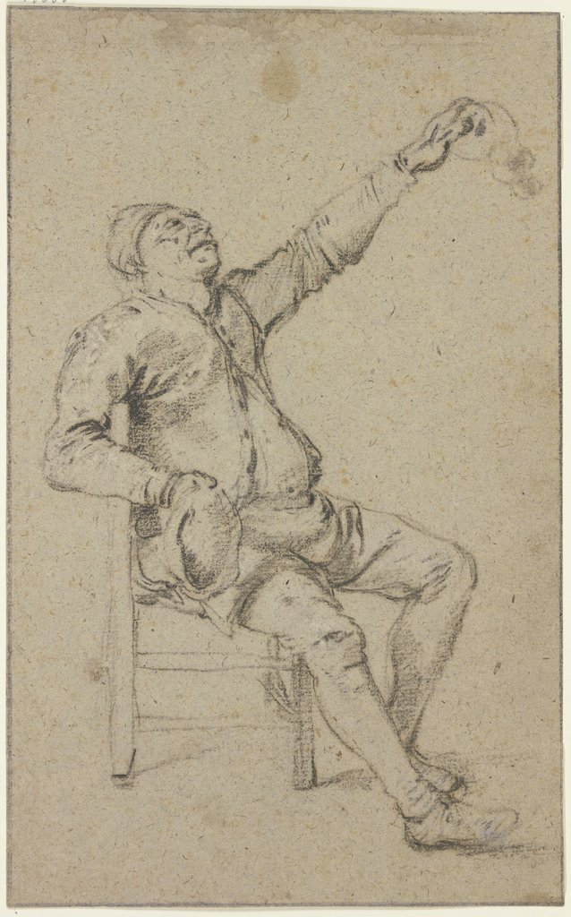 Sitting farmer, Klaes Molenaer