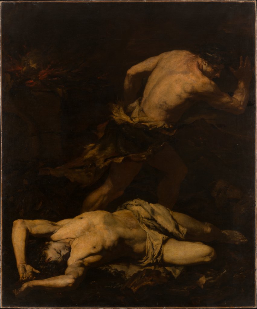 Cain Fleeing after the Murder of Abel, Giovanni Battista Langetti