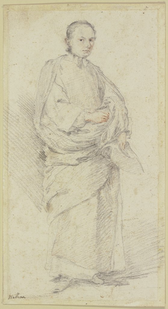 An abbé, whole figure, French, 18th century