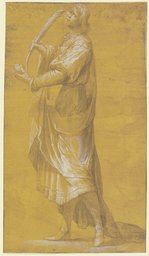 Ein Märtyrer, Herz und Palmzweig in den Händen haltend, Jacopo Ligozzi;   ?