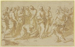 Christus und die Ehebrecherin, Jacopo Palma il Giovane