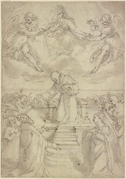 The cordons of St Francis , Filippo Bellini;   attributed