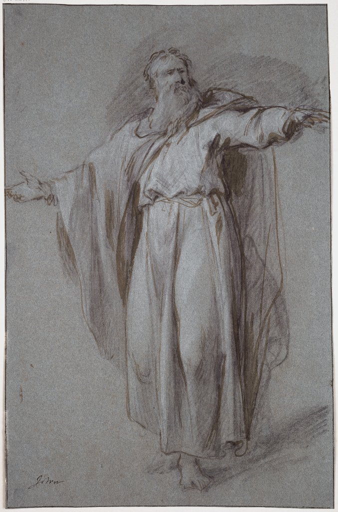 Figural study: Moses, Jacob de Wit