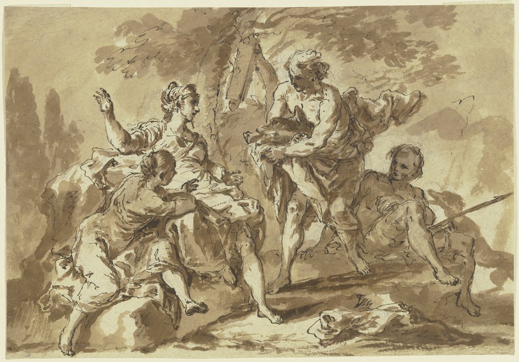 Meleager and Atlante, Italian, 18th century