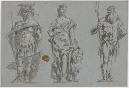 Mars, Venezia und Neptun (Scheinskulptur), Gaspare Diziani