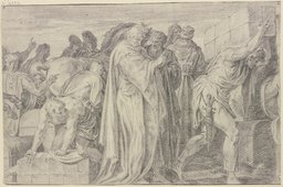 The adoration of the Kings, Abraham van Diepenbeeck, after Francesco Primaticcio