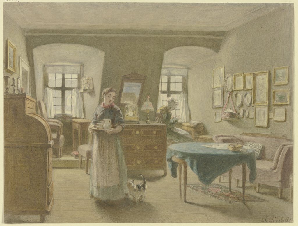 Peasant sitting room, Angilbert Göbel