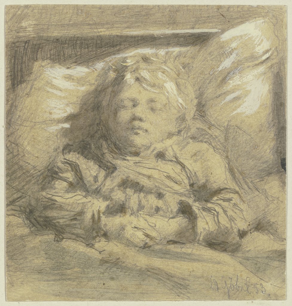 Sleeping child, Angilbert Göbel