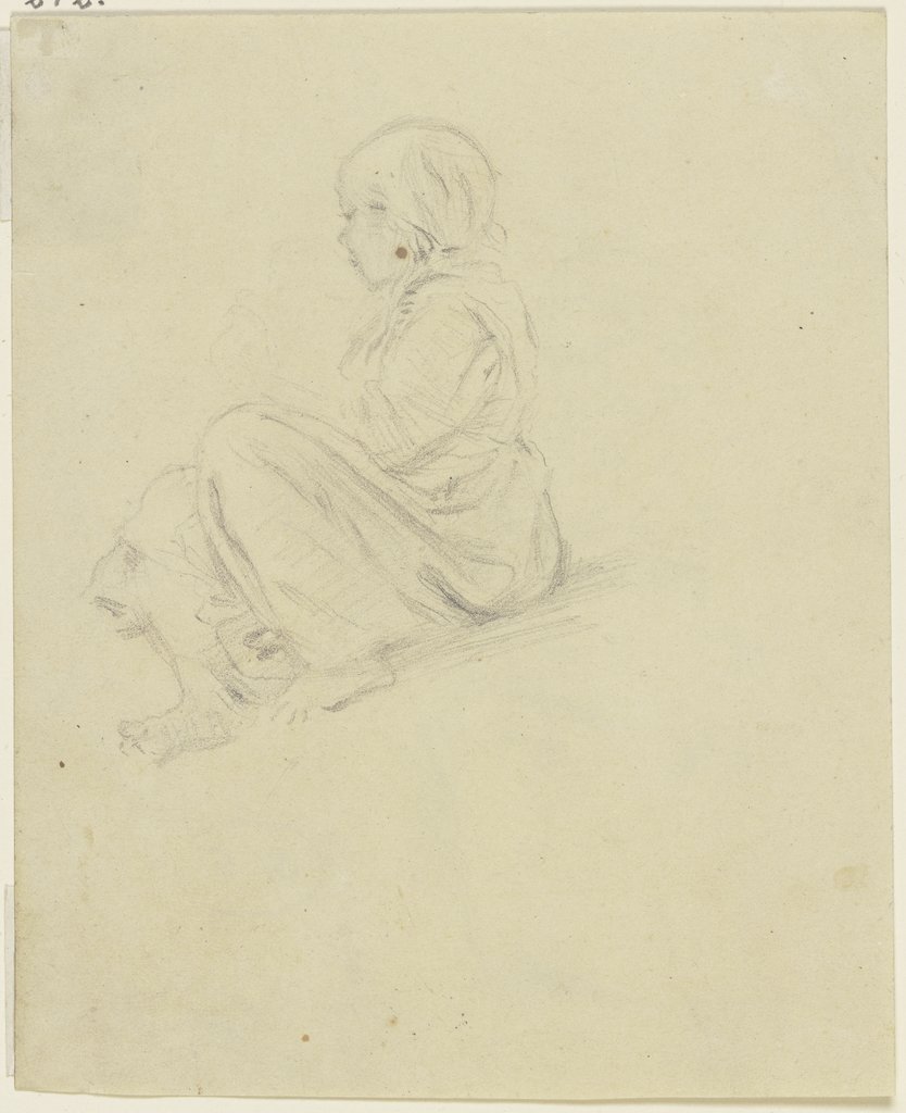 Sitting child, Angilbert Göbel