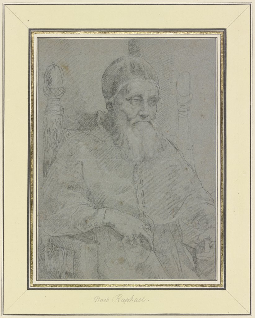 Bildnis des Papstes Julius II., Italian, 16th century, after Raphael