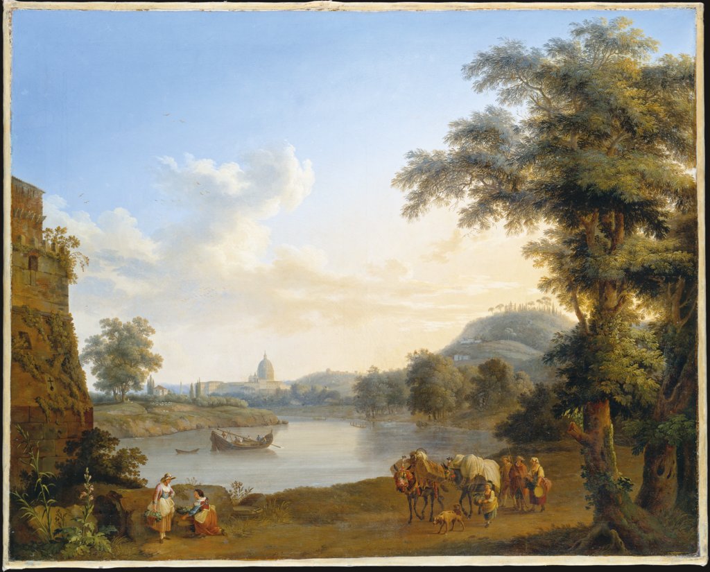 Blick auf Sankt Peter in Rom, Jakob Philipp Hackert