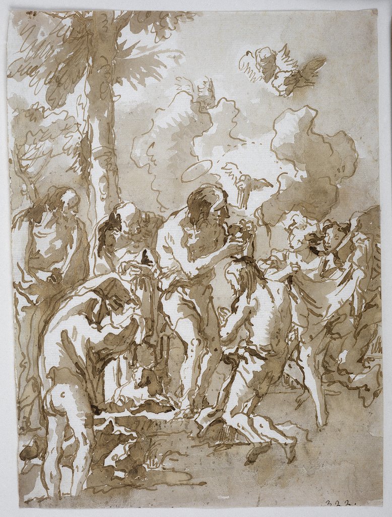 Baptism of Christ in the Jordan, Giovanni Domenico Tiepolo