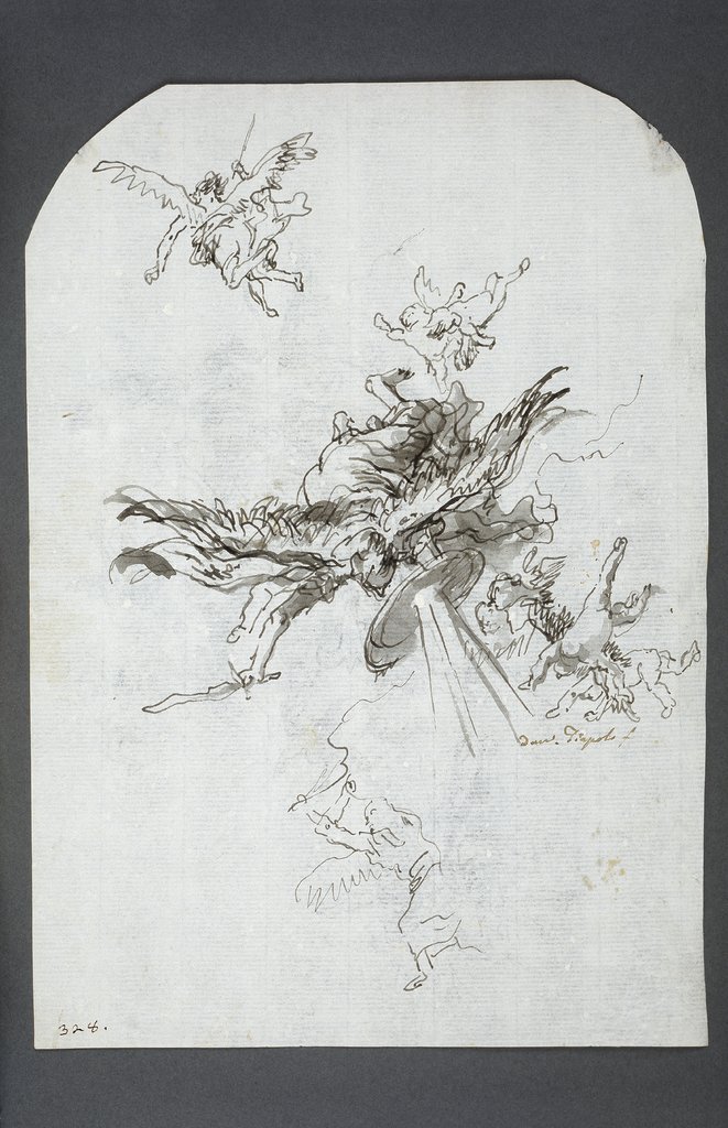 Archangel Michael, Giovanni Domenico Tiepolo