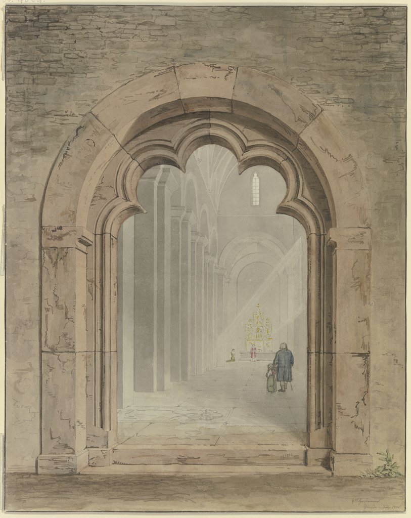 Church portal, Friedrich Maximilian Hessemer