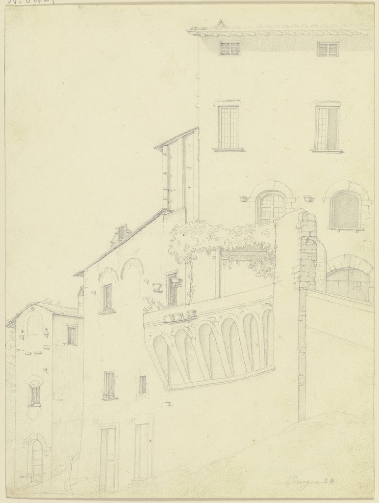 Row of houses in Perugia, Nikolaus Hoff