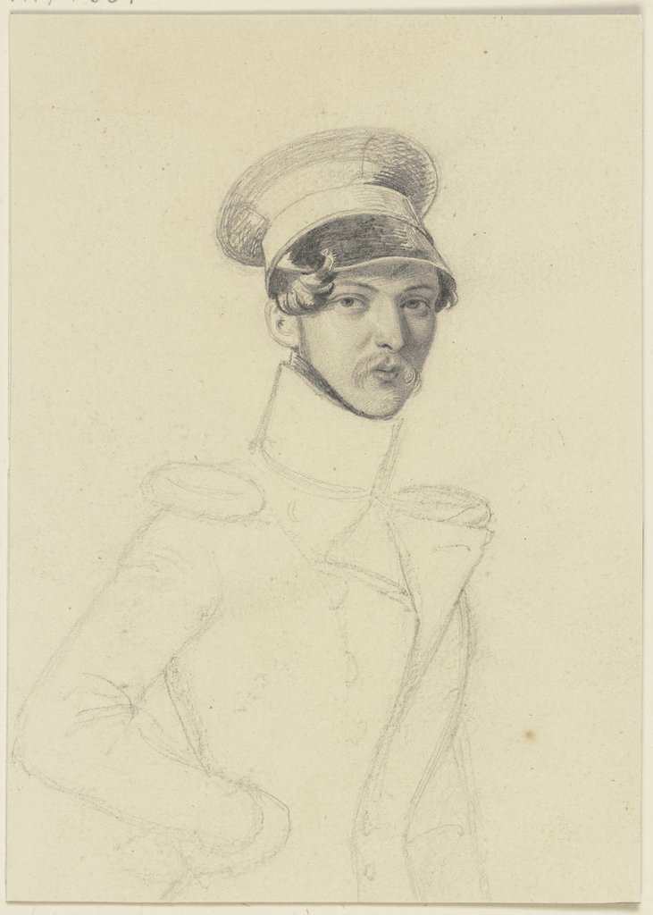 Half-length portrait of an officer, Carl Hoff