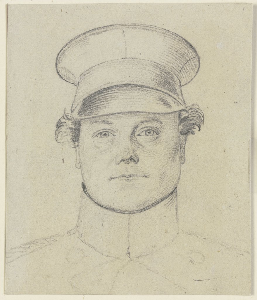 Portrait en face, Carl Hoff