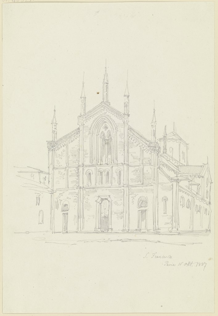 S. Francesco in Pavia, Friedrich Maximilian Hessemer;   zugeschrieben