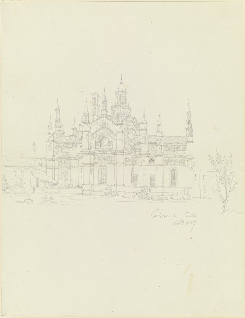 Certosa near Pavia, Friedrich Maximilian Hessemer