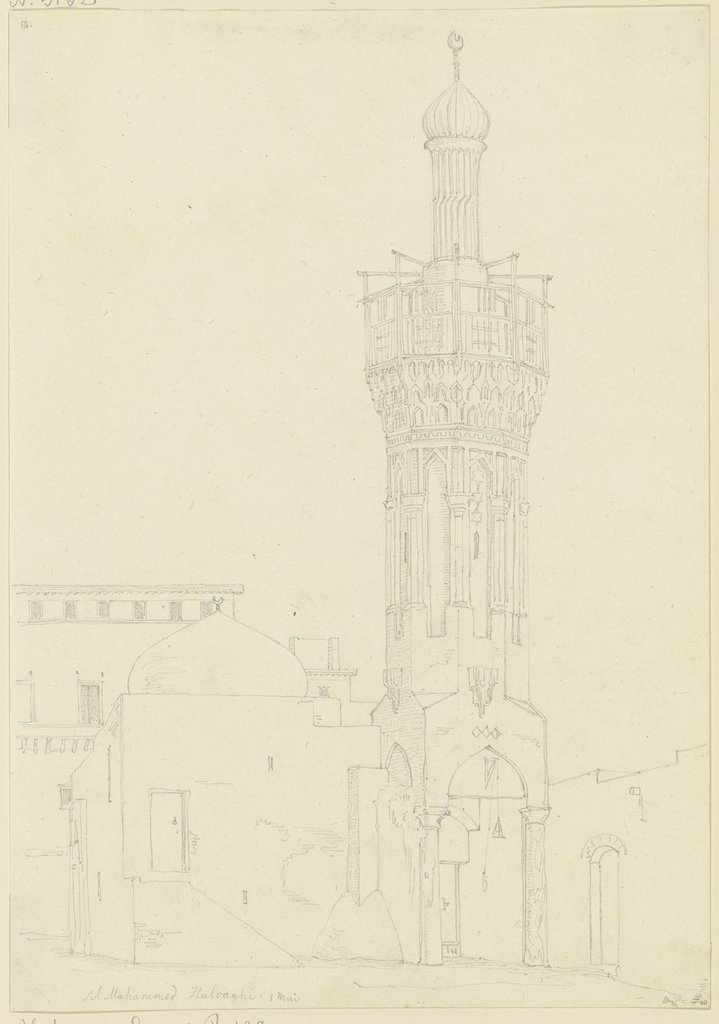 Die Moschee Sil Mohammed Haloaghi, Friedrich Maximilian Hessemer