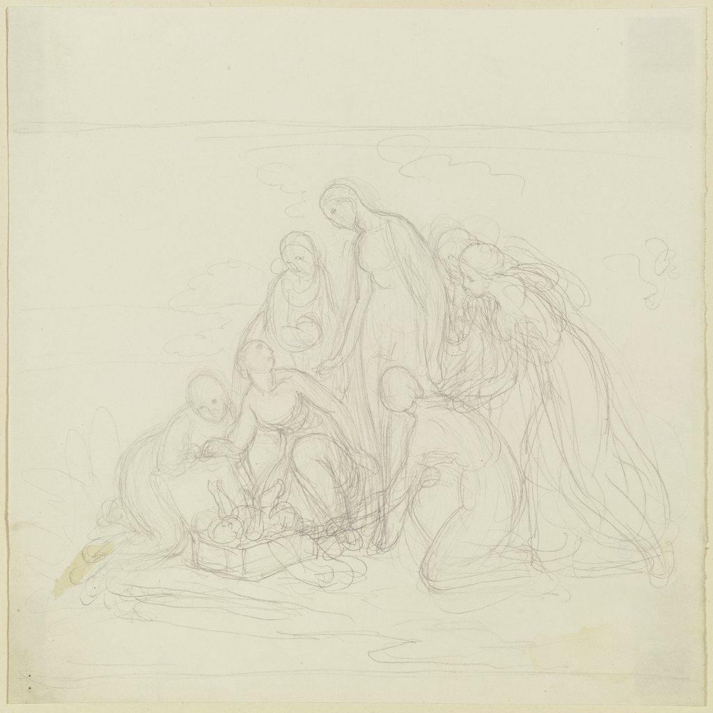 Rescue of Moses, Gustav Heinrich Naeke