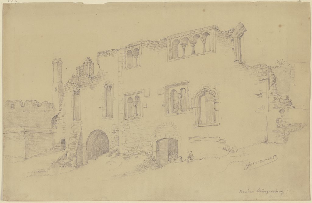 Münzenberg ruins, Johann Heinrich Hasselhorst