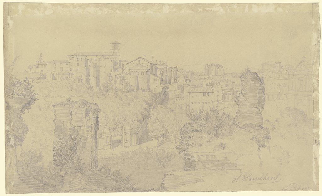 Forum Boarium in Rome, Johann Heinrich Hasselhorst