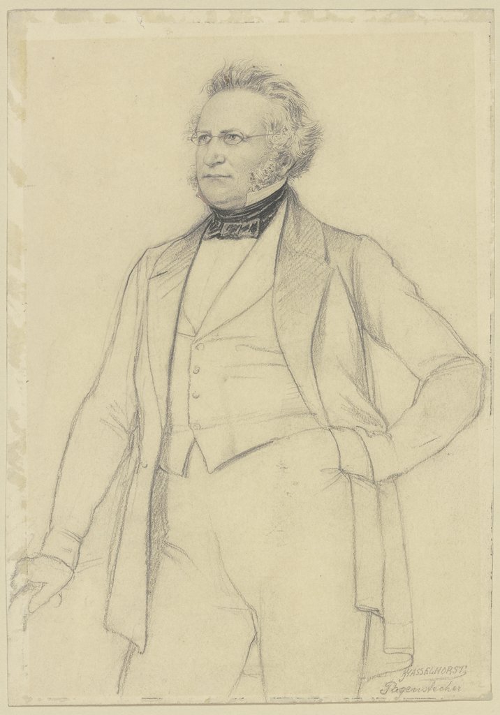 Bildnis Heinrich Carl Alexander Pagenstecher, Johann Heinrich Hasselhorst