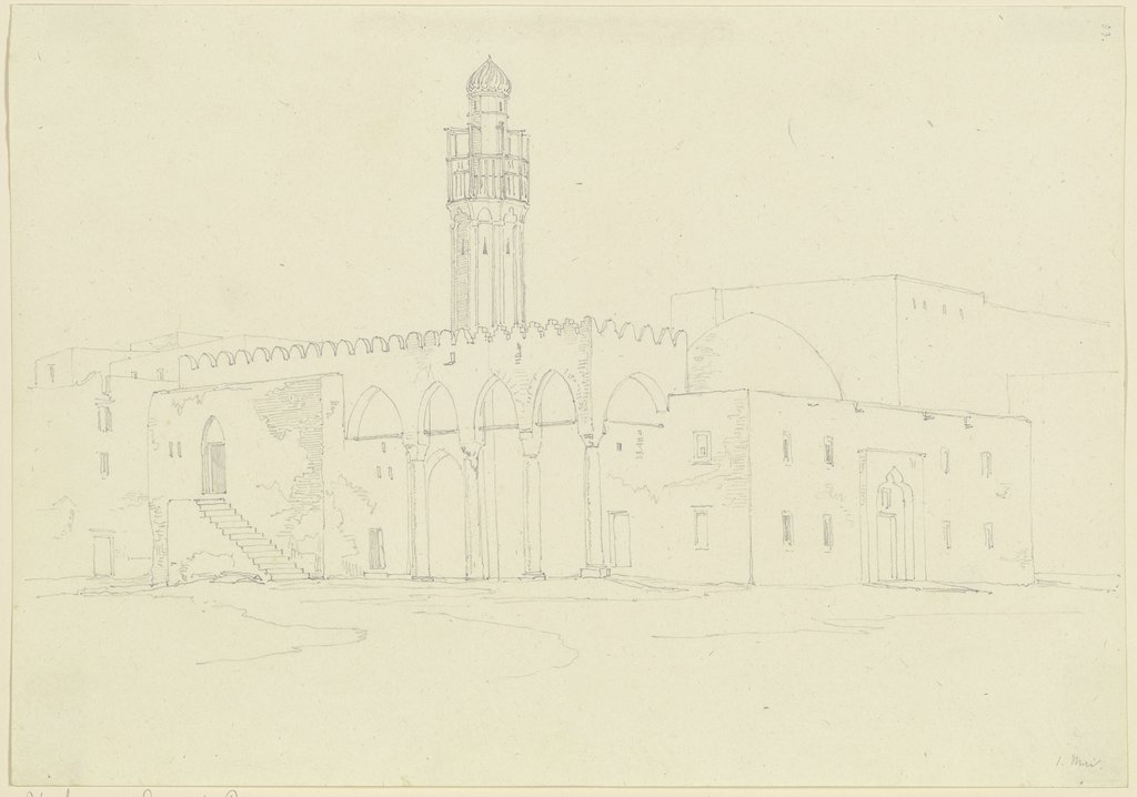 Egyptian mosque, Friedrich Maximilian Hessemer