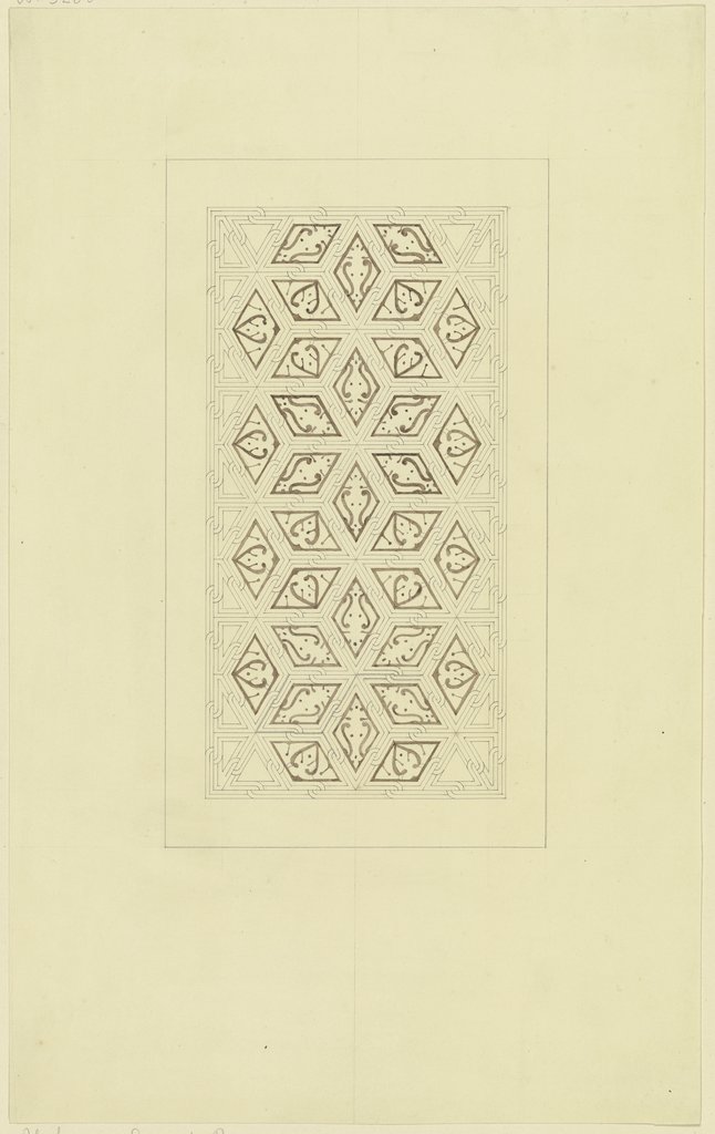 Geometrische und vegetabile Muster, Friedrich Maximilian Hessemer